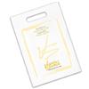 IMPRINTED Vision Source White PLASTIC Bag - Large (100/box/500 pc. minimum for imprint)