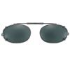 44 mm  Low Rectangle Gray Polarized with Gold Frame