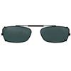 52 mm  MDX Rectangle Gray Polarized with Black Frame