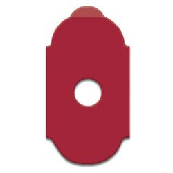 Crimson King Oblong 17 x 33mm