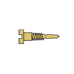 1.4 x 4.0 x 2.0 Stay-Tight Self-Aligning Gold Spring Hinge Screw (pack of 100)