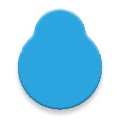 OptiSource Blue Round (No Hole) 33 x 24mm