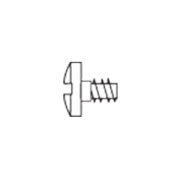 1.4 x 2.9 x 2.8 Stay-Tight Silver Hinge Screw (pack of 100)