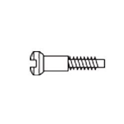 1.1 x 5.5 x 1.7 Self-Aligning Silver Nose Pad Screw (pack of 100)