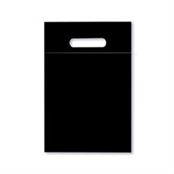 Imprintable Plastic Bags - Black (100/box)