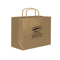 Kraft Bags - Large 10"W x 6"D x 8"H (100/box)