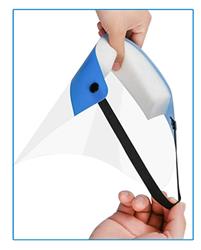 Plastic Face Shield w/ foam headband (1 piece)