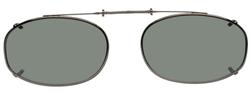 Solar 48mm Low Rectangle Gray Polarized with Gunmetal Frame