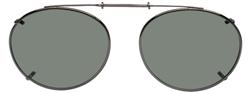 Solar 46mm Oval Gray Polarized with Bronze Frame