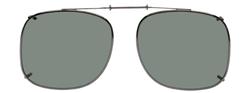 Solar 56mm Square Gray Polarized with Gunmetal Frame