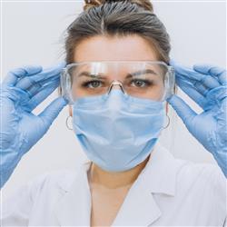 Safety Glasses w/ side vents (1 piece)