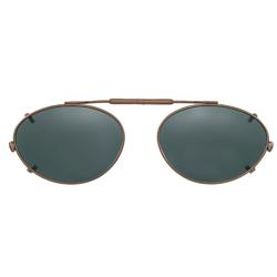 48 mm  Almond Brown Polarized with Gold Frame