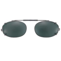 50 mm  Low Rectangle Gray Polarized with Black Frame