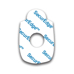 SecurEdge French-Cut, Half-Eye Blocking Pad, 14 x 17 mm