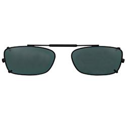 52 mm  MDX Rectangle Gray Polarized with Black Frame