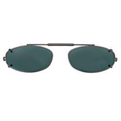 52 mm  Modified Oval Brown Polarized with Gunmetal Frame