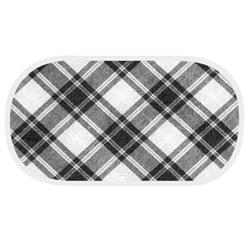 Black Plaid Bubble Case