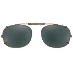 52 mm  Rectangle Brown Polarized with Gold Frame