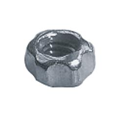 1.20 x 2.55 Silver Rimless Star Nuts (pack of 50)