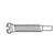 1.4 x 9.0 x 1.8 Stay-Tight Self-Tapping Silver Eyewire Screw (pack of 50)