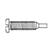 1.5 x 9.0 x 2.5 Stay-Tight Self-Tapping Silver Hinge Screw (pack of 50)