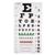 Large Snellen "E" Eye Chart