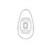17 mm Symmetrical, Silicone, Snap Nose Pad (bag of 25 pairs)