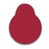 Crimson King Round (No Hole) 28 x 24mm
