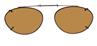 Solar 52mm Almond Brown Polarized with Bronze Frame