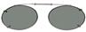 Solar 48mm Low Oval Gray Polarized with Gunmetal Frame