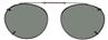 Solar 48mm Oval Gray Polarized with Gunmetal Frame