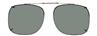 Solar 54mm Square Gray Polarized with Gunmetal Frame