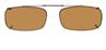 Solar 50mm True Rectangle Brown Polarized with Bronze Frame