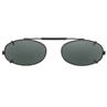 54 mm  Modified Rectangle Brown Polarized with Gunmetal Frame