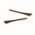 Brown Standard Plastic Temple Tip (pack of 8 pairs)